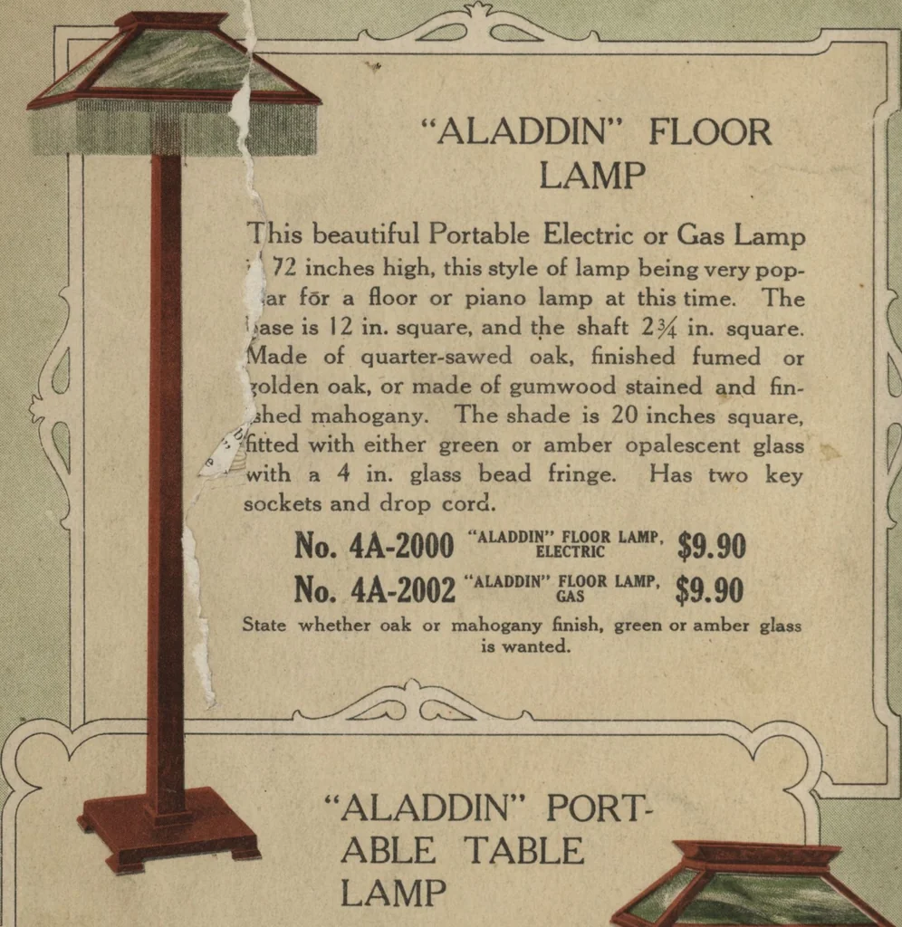 An illustration from Alladin homecraft market place, 1915, leaf 147