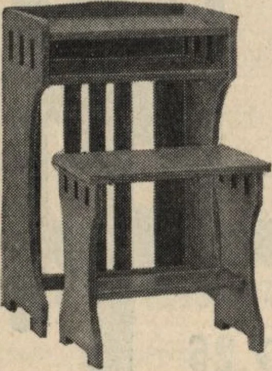 An illustration from Alladin homecraft market place, 1915, leaf 17