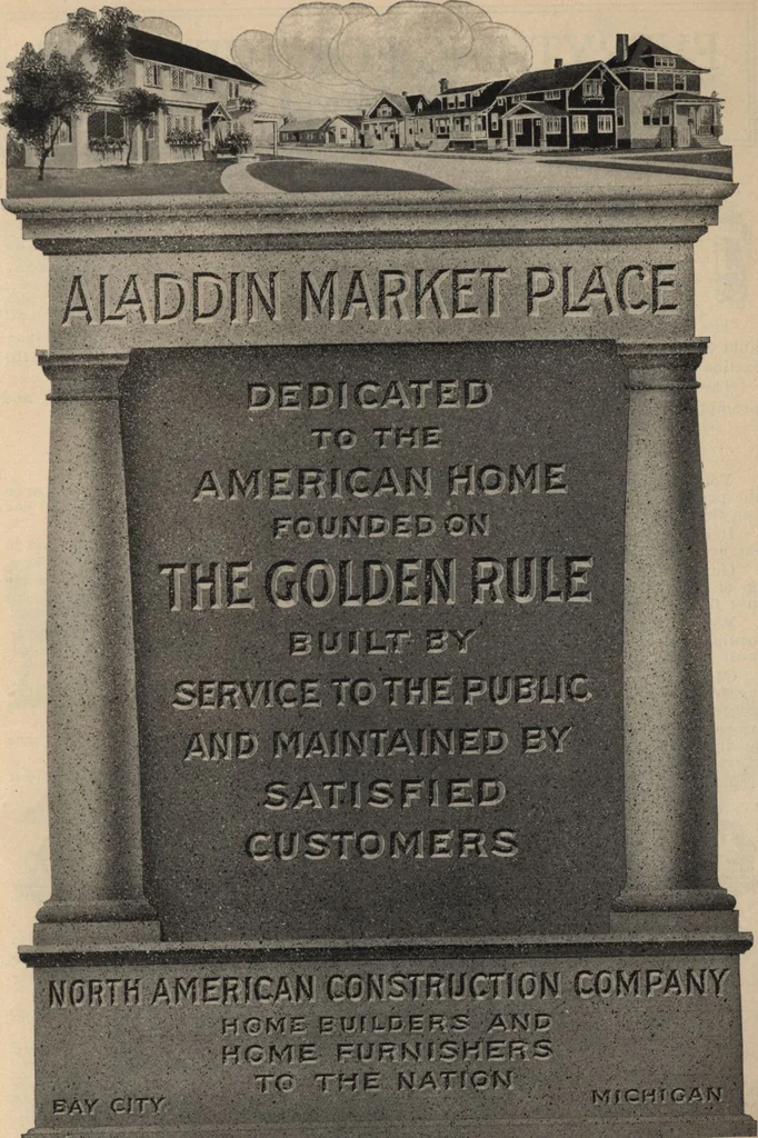 An illustration from Alladin homecraft market place, 1915, leaf 2