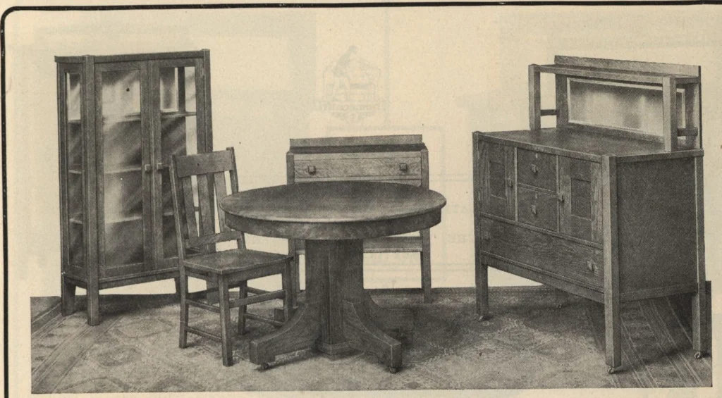 An illustration from Alladin homecraft market place, 1915, leaf 20