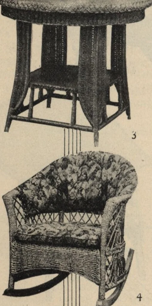 An illustration from Alladin homecraft market place, 1915, leaf 5