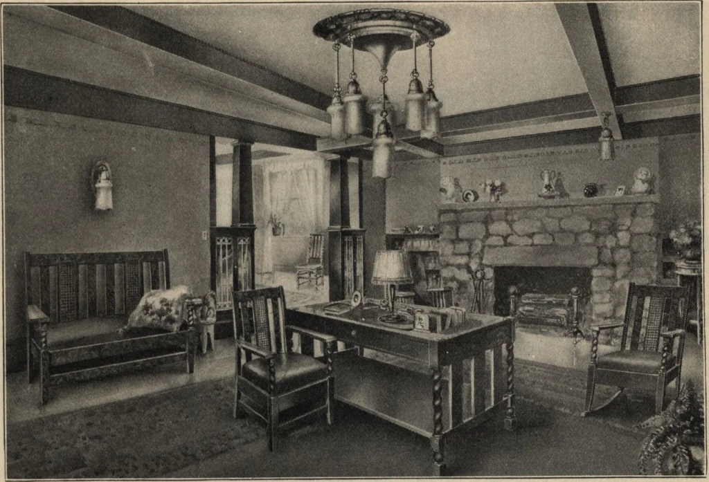An illustration from Alladin homecraft market place, 1915, leaf 6