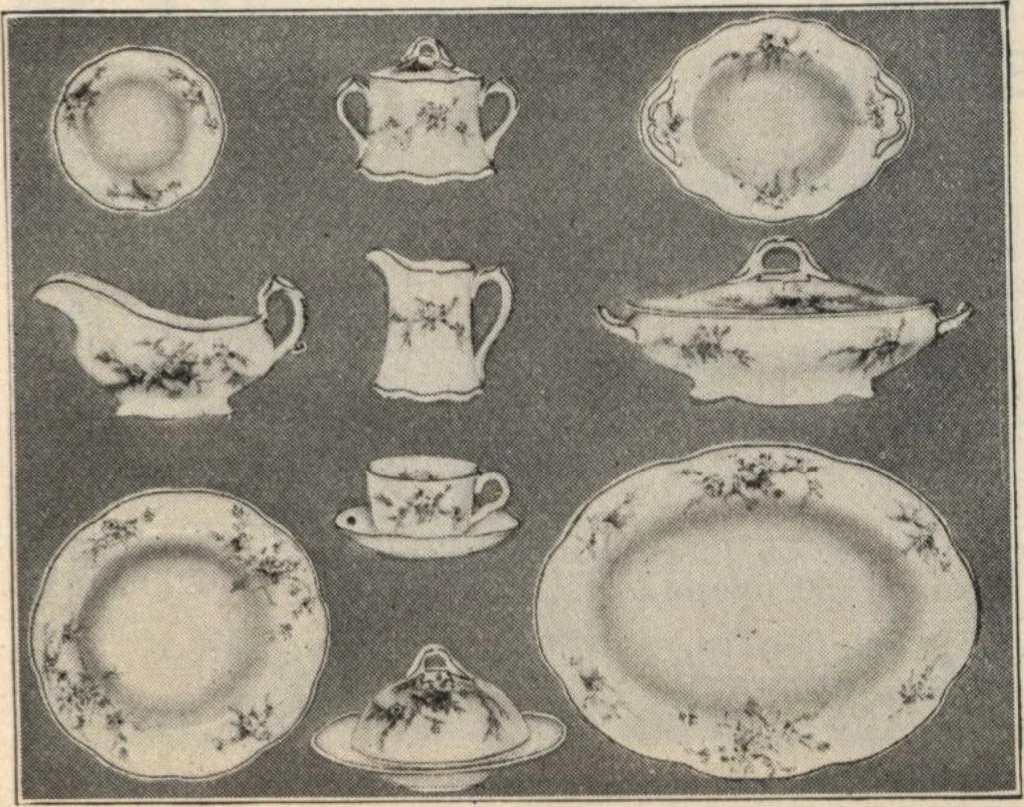 An illustration from Alladin homecraft market place, 1915, leaf 64