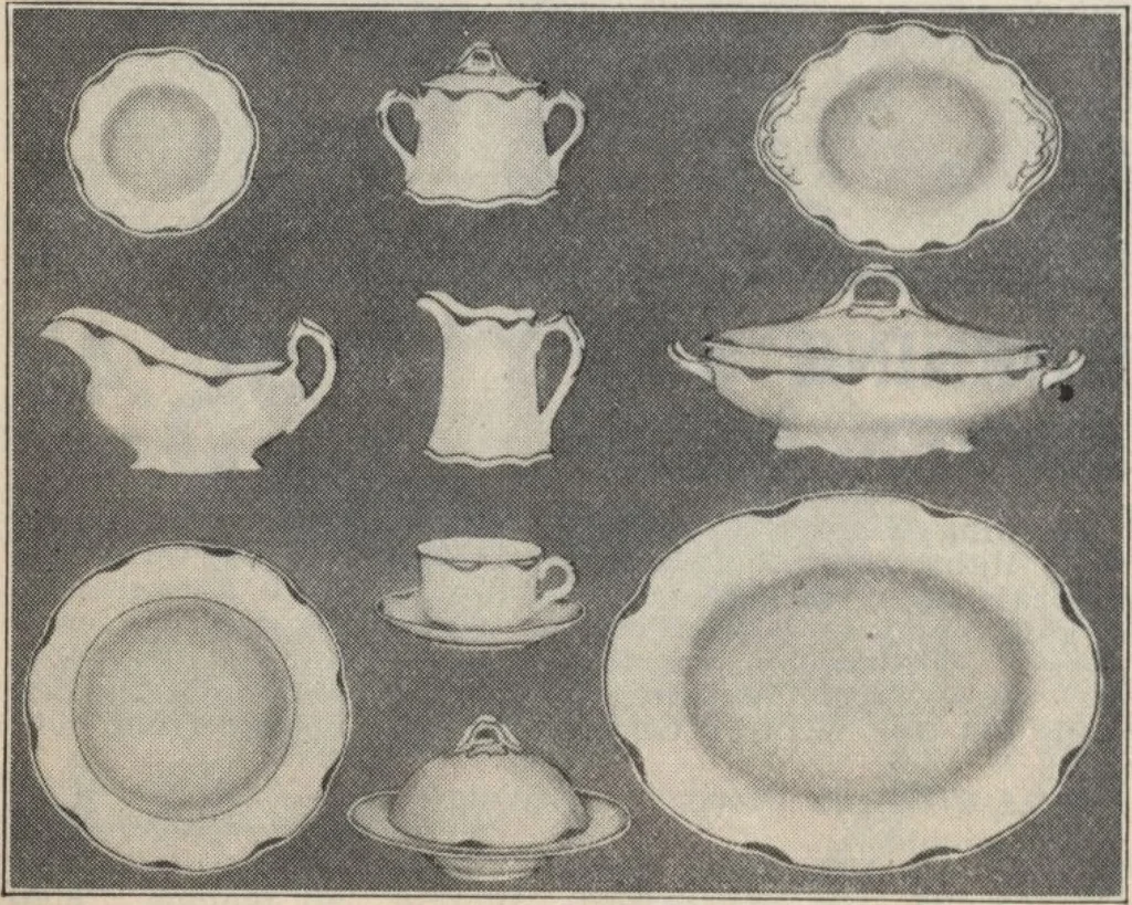 An illustration from Alladin homecraft market place, 1915, leaf 65