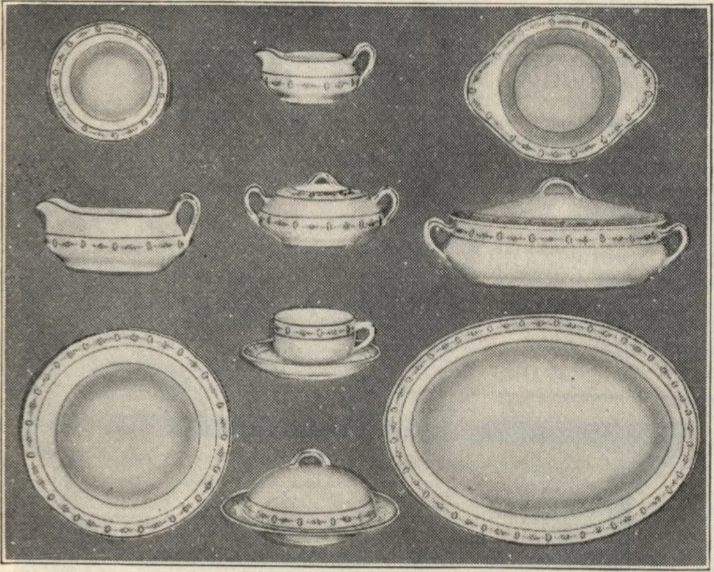 An illustration from Alladin homecraft market place, 1915, leaf 66