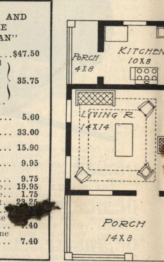 An illustration from Alladin homecraft market place, 1915, leaf 73