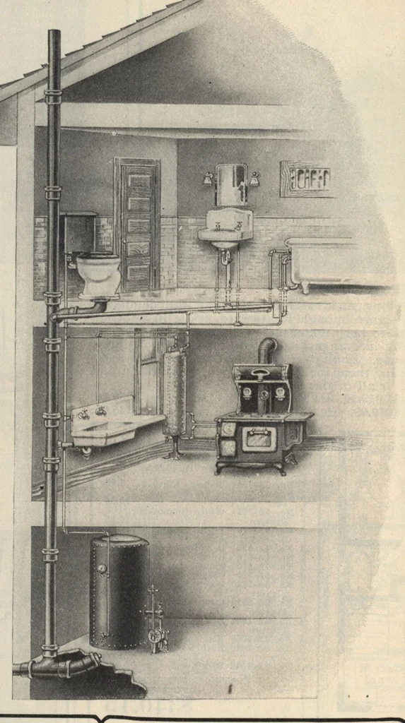 An illustration from Alladin homecraft market place, 1915, leaf 75