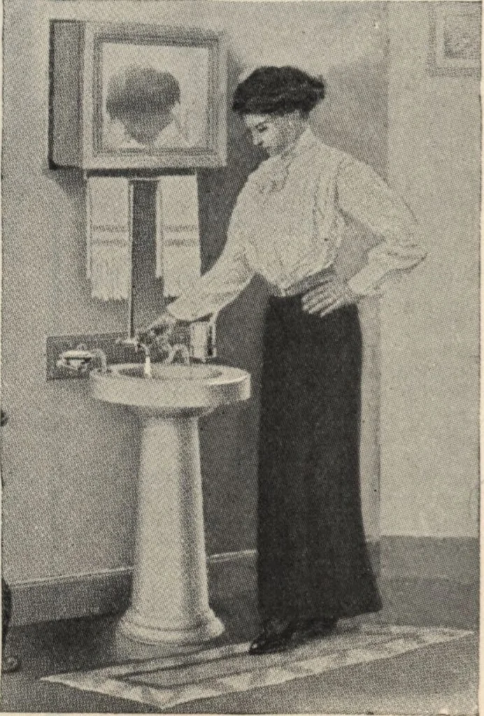 An illustration from Alladin homecraft market place, 1915, leaf 89