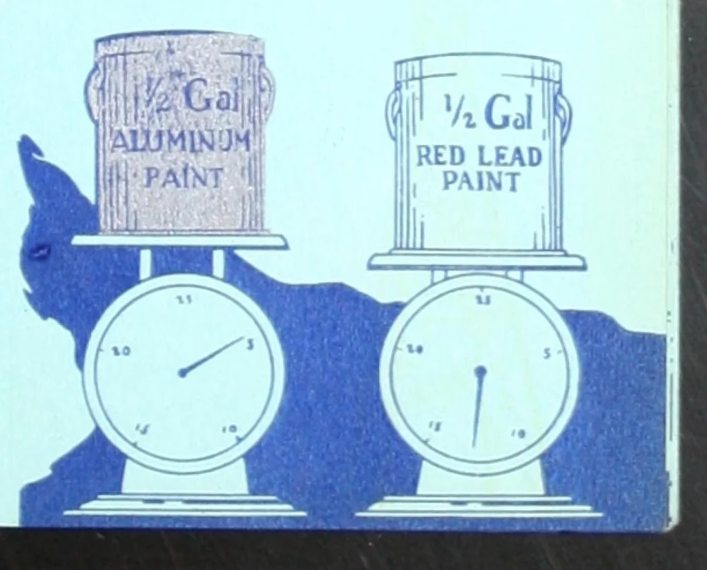 An illustration from Aluminum paint, a treatise on the physical properties of aluminum paint and its uses in modern industry / by Junius D. Edwards., 1925, leaf 14