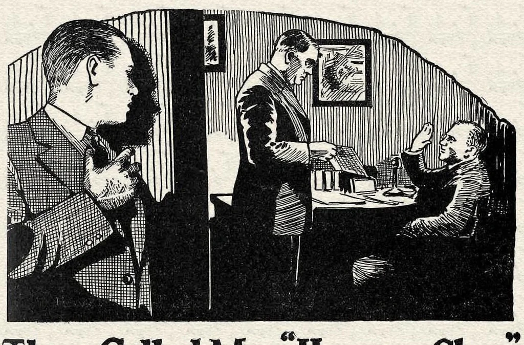 An illustration from Amazing Stories Volume 01 Number 01, 1926, leaf 2