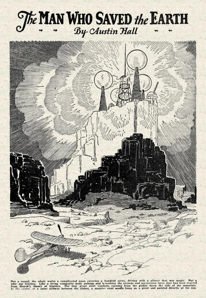 An illustration from Amazing Stories Volume 01 Number 01, 1926, leaf 75