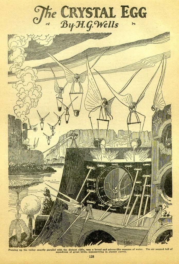 An illustration from Amazing Stories Volume 01 Number 02, 1926, leaf 32