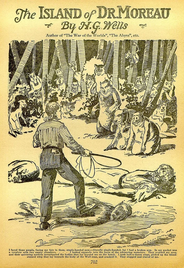 An illustration from Amazing Stories Volume 01 Number 08, 1926, leaf 30