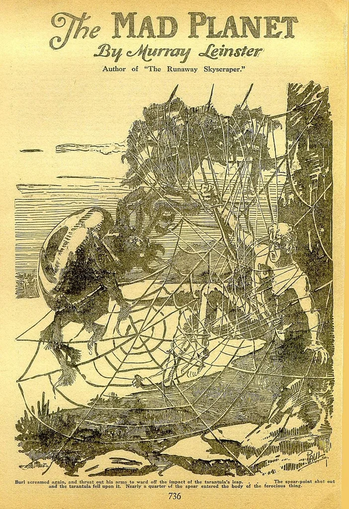 An illustration from Amazing Stories Volume 01 Number 08, 1926, leaf 64