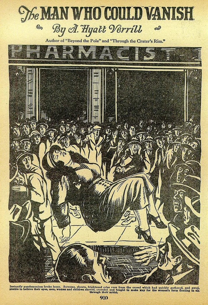An illustration from Amazing Stories Volume 01 Number 10, 1927, leaf 28