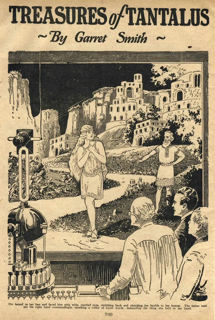 An illustration from Amazing Stories Volume 02 Number 08, 1927, leaf 41