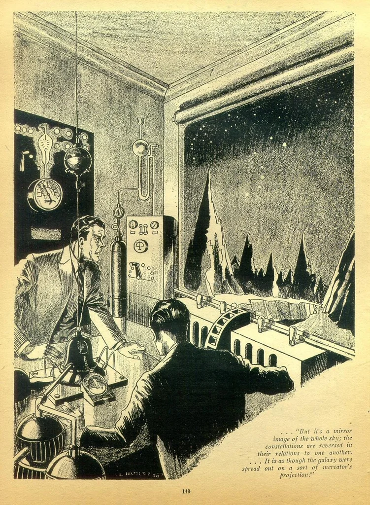 An illustration from Amazing Stories Volume 05 Number 02, 1930, leaf 44