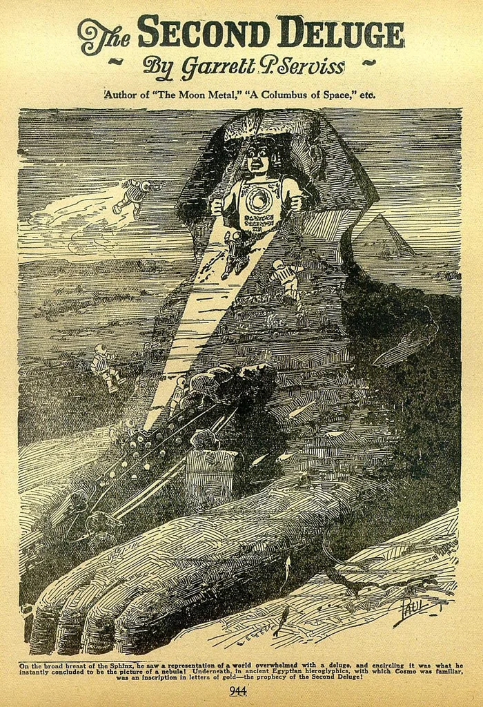 An illustration from Amazing Stories, Vol. 1, No. 10 (January 1927), 1927, leaf 72