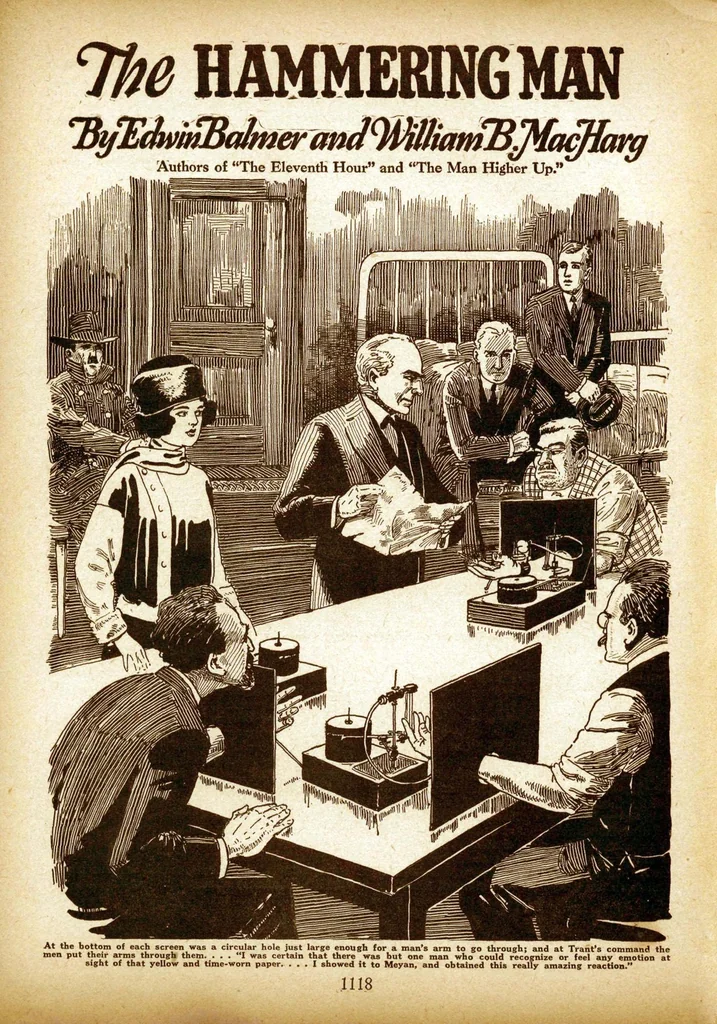 An illustration from Amazing Stories, Vol. 1, No. 12 (March 1927), 1927, leaf 39