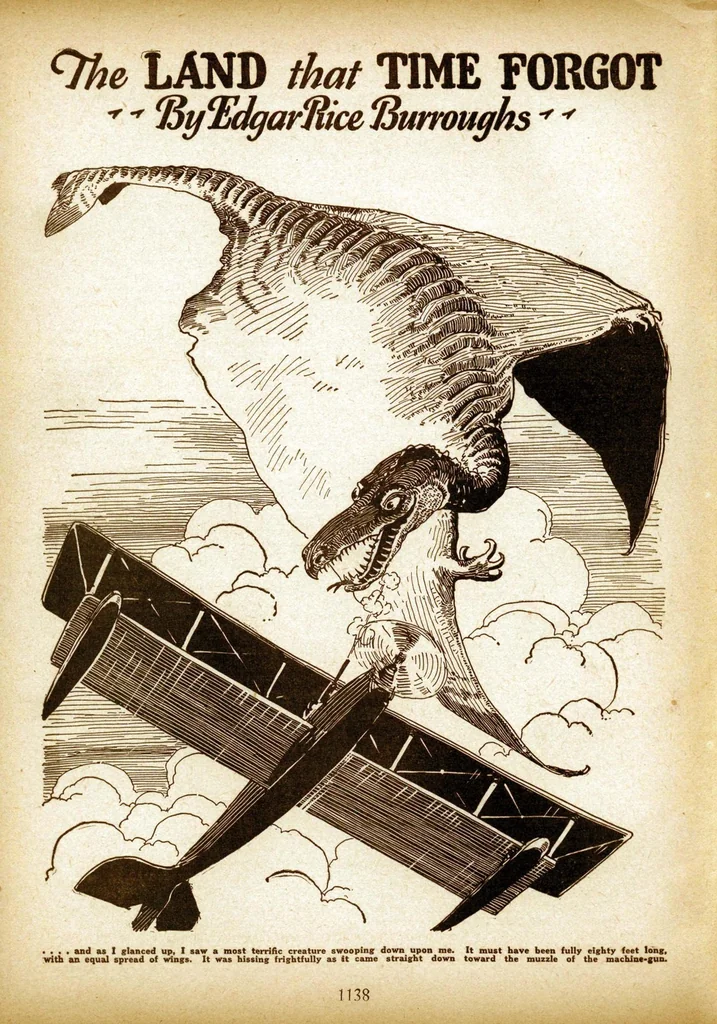 An illustration from Amazing Stories, Vol. 1, No. 12 (March 1927), 1927, leaf 59
