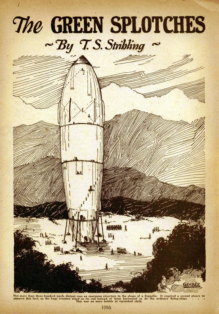 An illustration from Amazing Stories, Vol. 1, No. 12 (March 1927), 1927, leaf 7