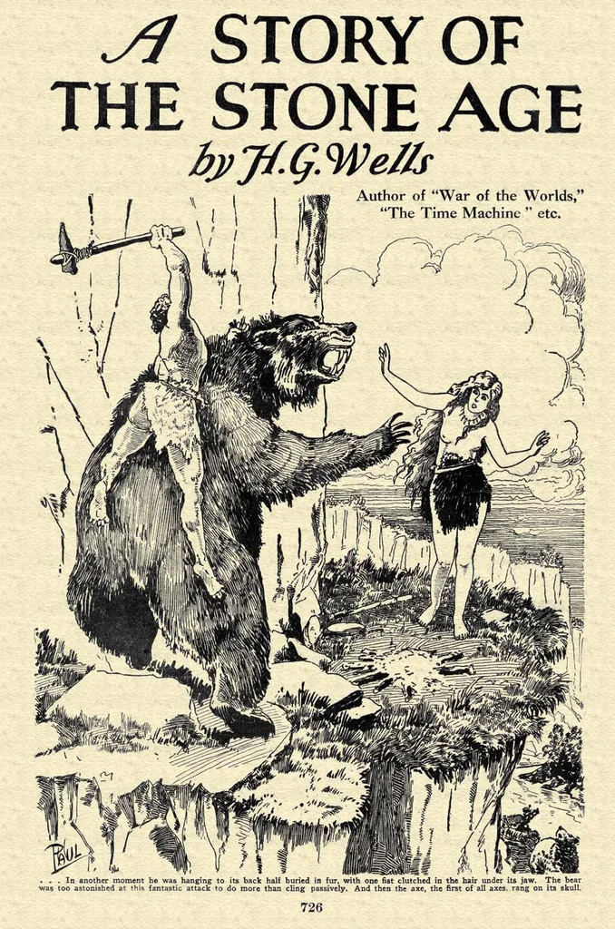 An illustration from Amazing Stories, Vol. 2, No. 8 (November 1927), 1927, leaf 5