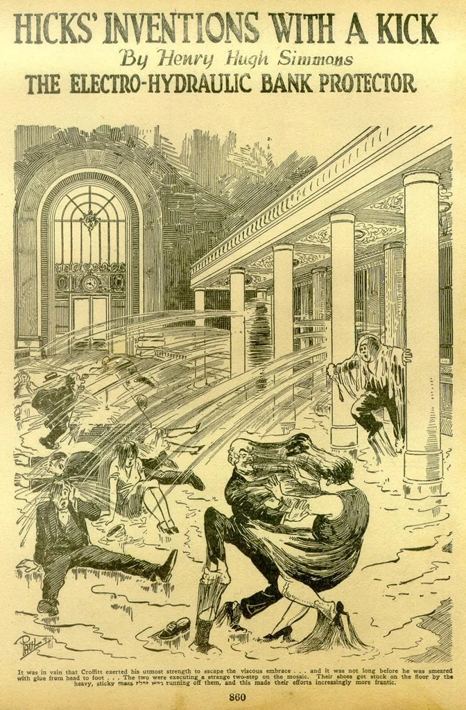 An illustration from Amazing Stories, Vol. 2, No. 9 (December 1927), 1927, leaf 41