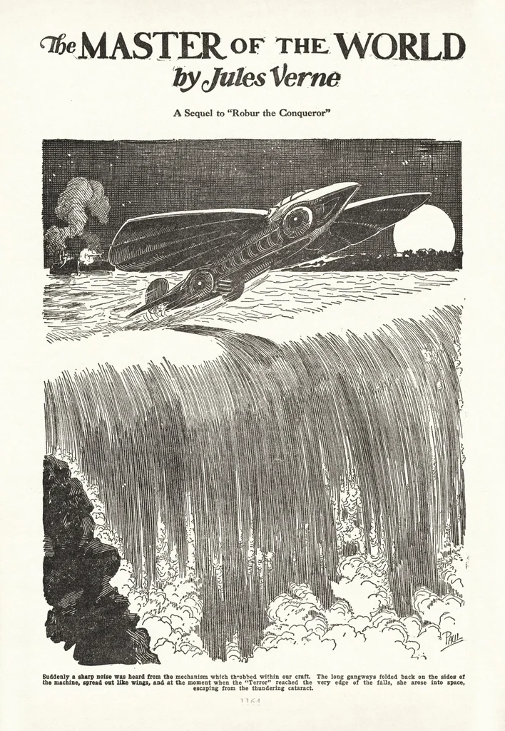 An illustration from Amazing Stories, Vol. 2, No. 12 (March 1928), 1928, leaf 45