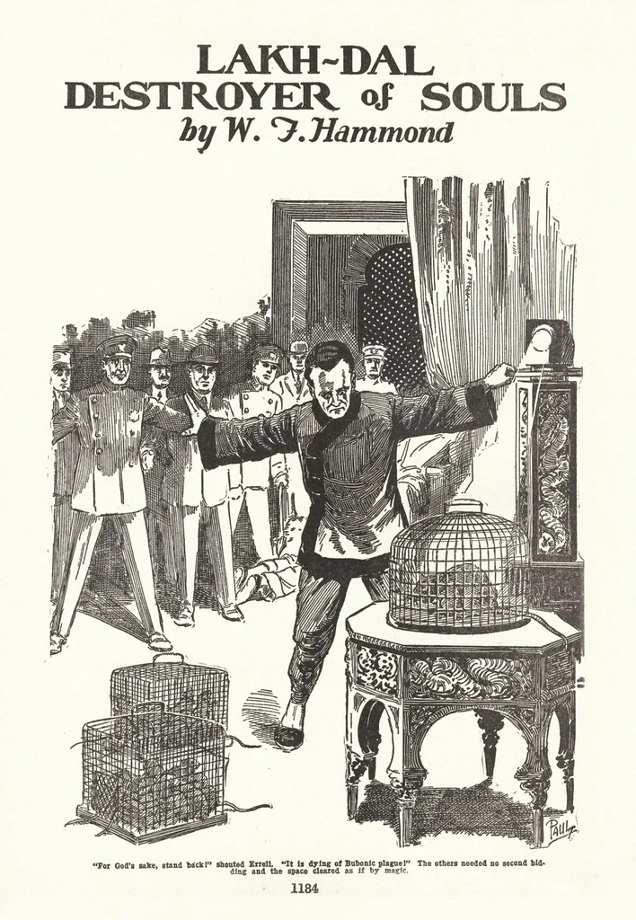 An illustration from Amazing Stories, Vol. 2, No. 12 (March 1928), 1928, leaf 65
