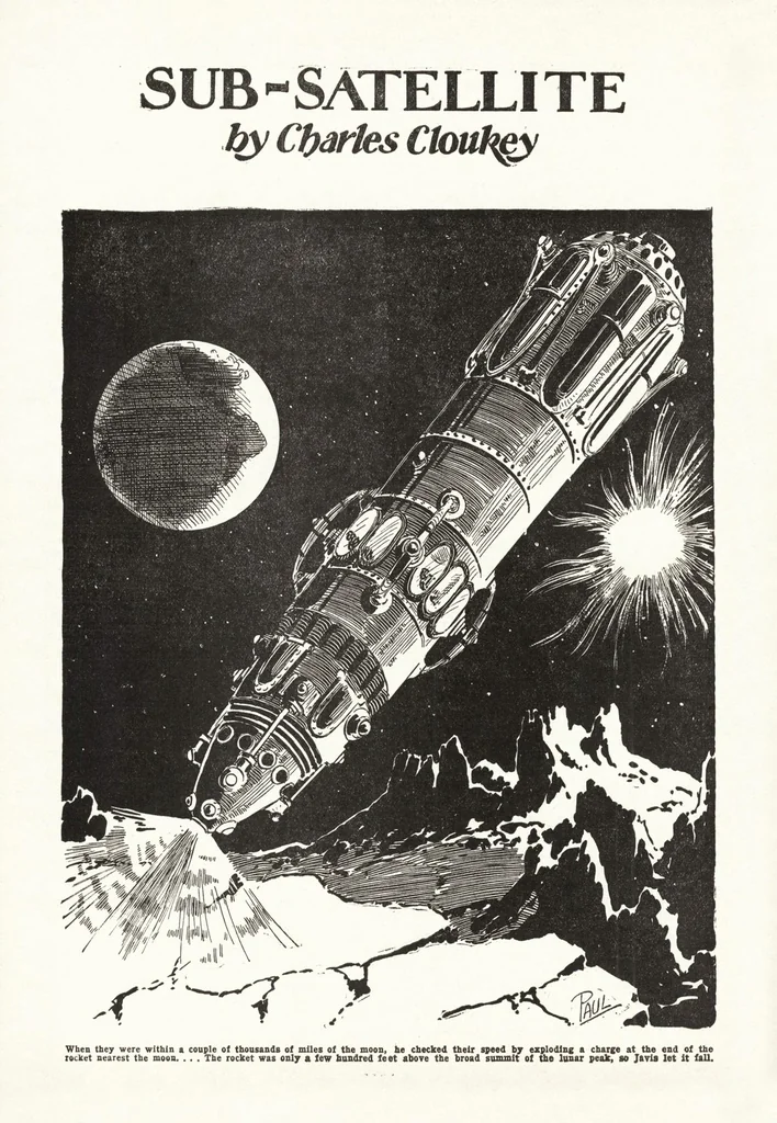 An illustration from Amazing Stories, Vol. 2, No. 12 (March 1928), 1928, leaf 75