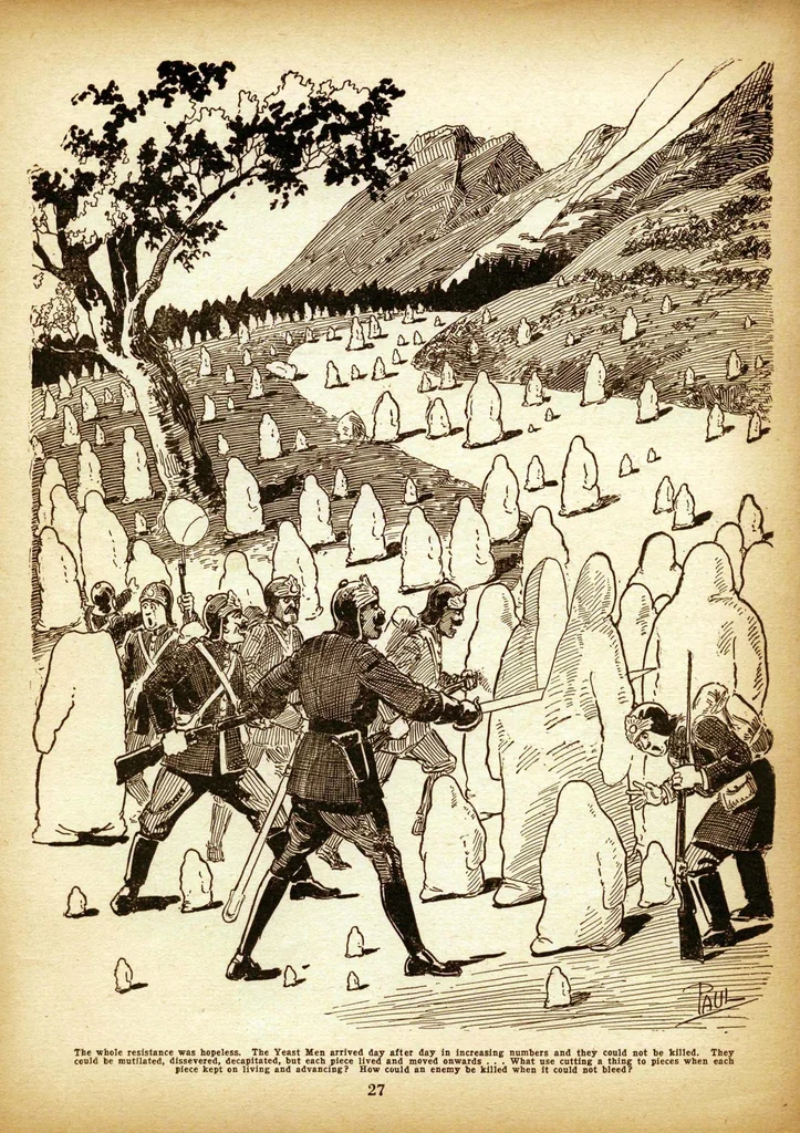 An illustration from Amazing Stories, Vol. 3, No. 1 (April 1928), 1928, leaf 29