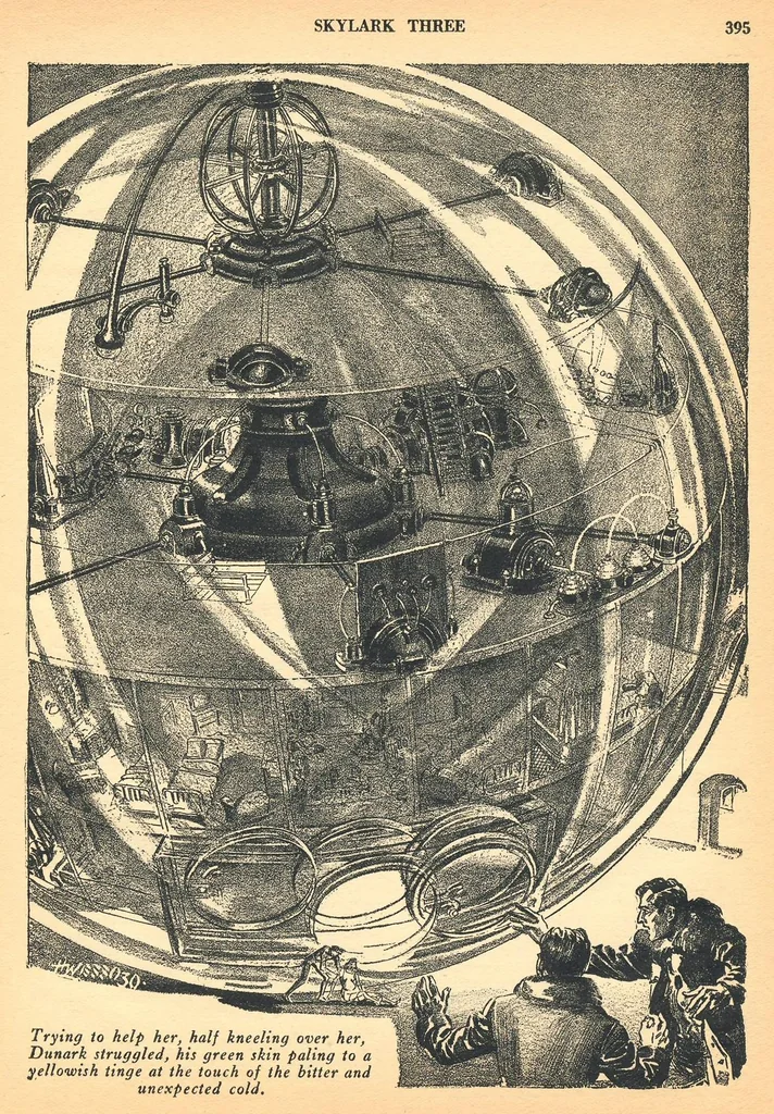 An illustration from Amazing Stories, Vol. 5, No. 5 (August 1930), 1930, leaf 11