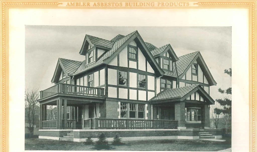 An illustration from Ambler Asbestos Building Lumber, 1922, leaf 20