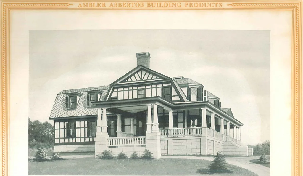 An illustration from Ambler Asbestos Building Lumber, 1922, leaf 21