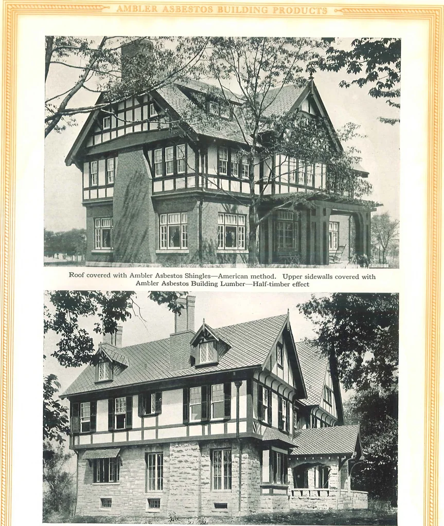 An illustration from Ambler Asbestos Building Lumber, 1922, leaf 23