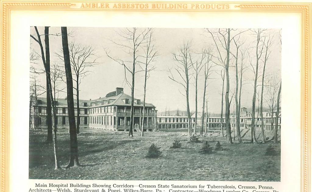 An illustration from Ambler Asbestos Building Lumber, 1922, leaf 24