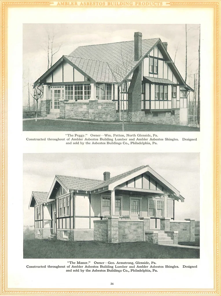 An illustration from Ambler Asbestos Building Lumber, 1922, leaf 25