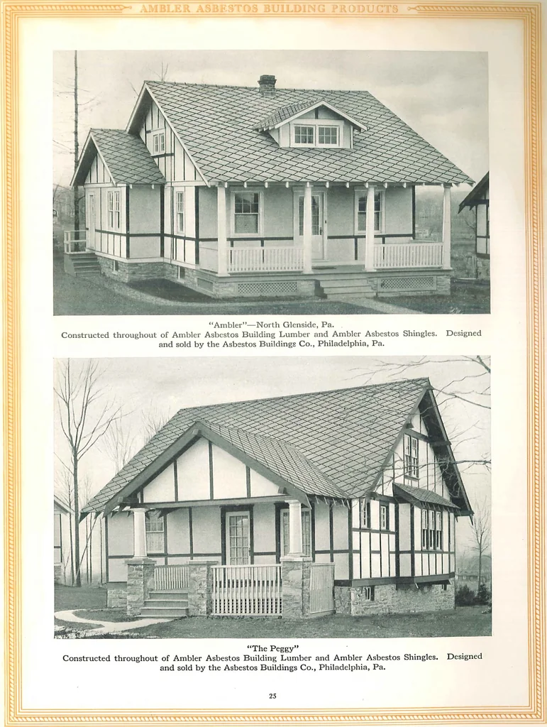 An illustration from Ambler Asbestos Building Lumber, 1922, leaf 26