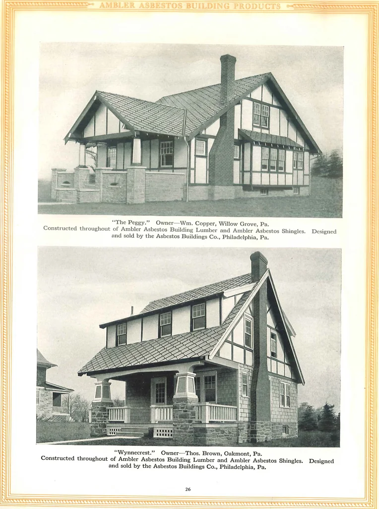 An illustration from Ambler Asbestos Building Lumber, 1922, leaf 27