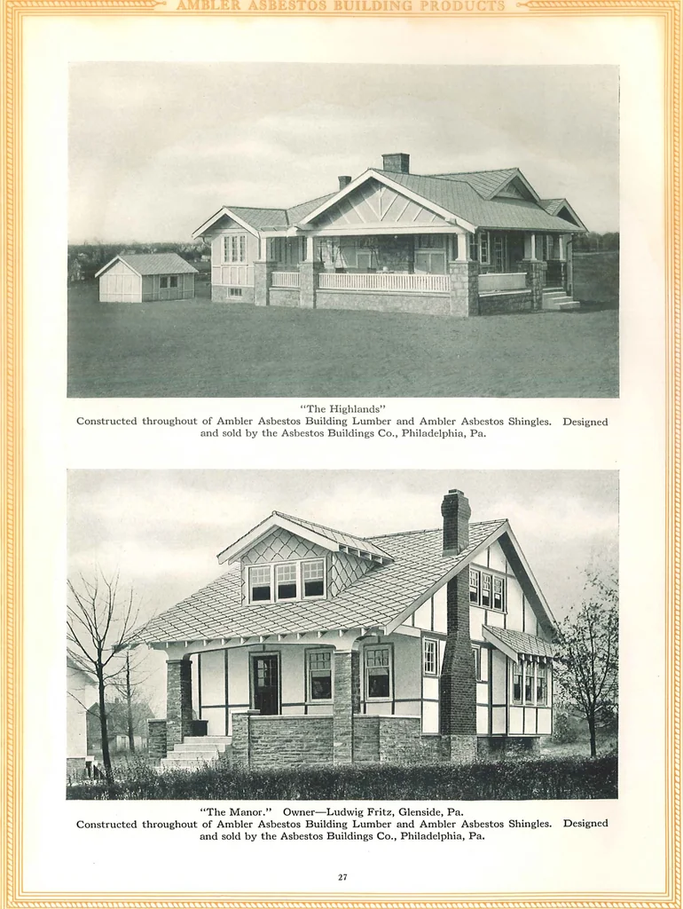 An illustration from Ambler Asbestos Building Lumber, 1922, leaf 28