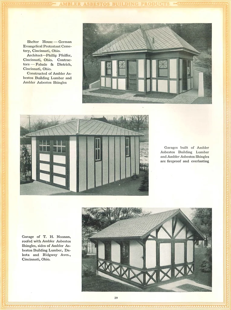 An illustration from Ambler Asbestos Building Lumber, 1922, leaf 30