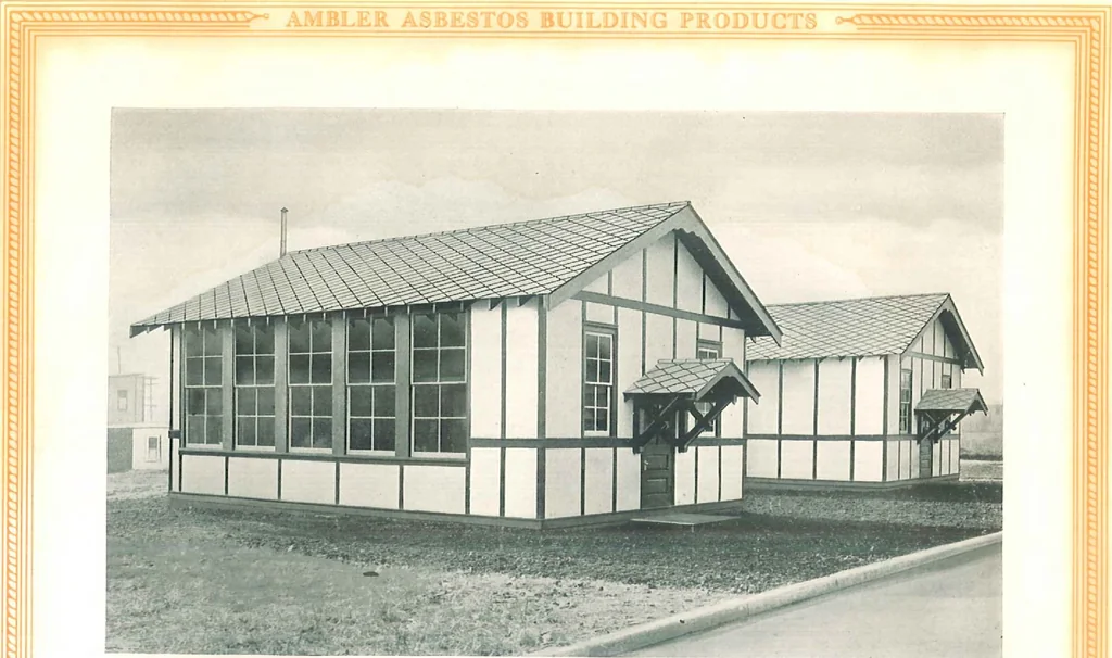 An illustration from Ambler Asbestos Building Lumber, 1922, leaf 31
