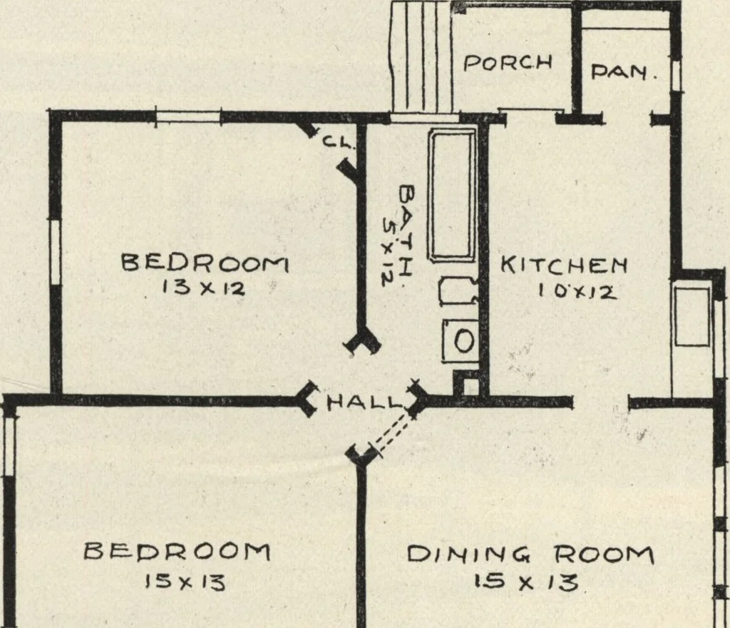 An illustration from American carpenter and builder, august 1906, 1906, leaf 48