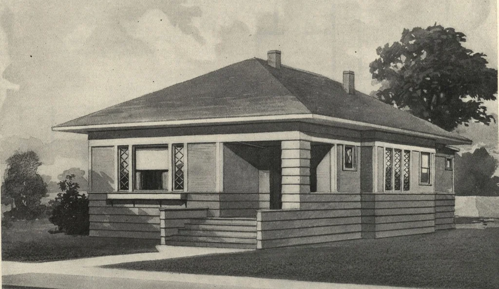 An illustration from American carpenter and builder, august 1906, 1906, leaf 49