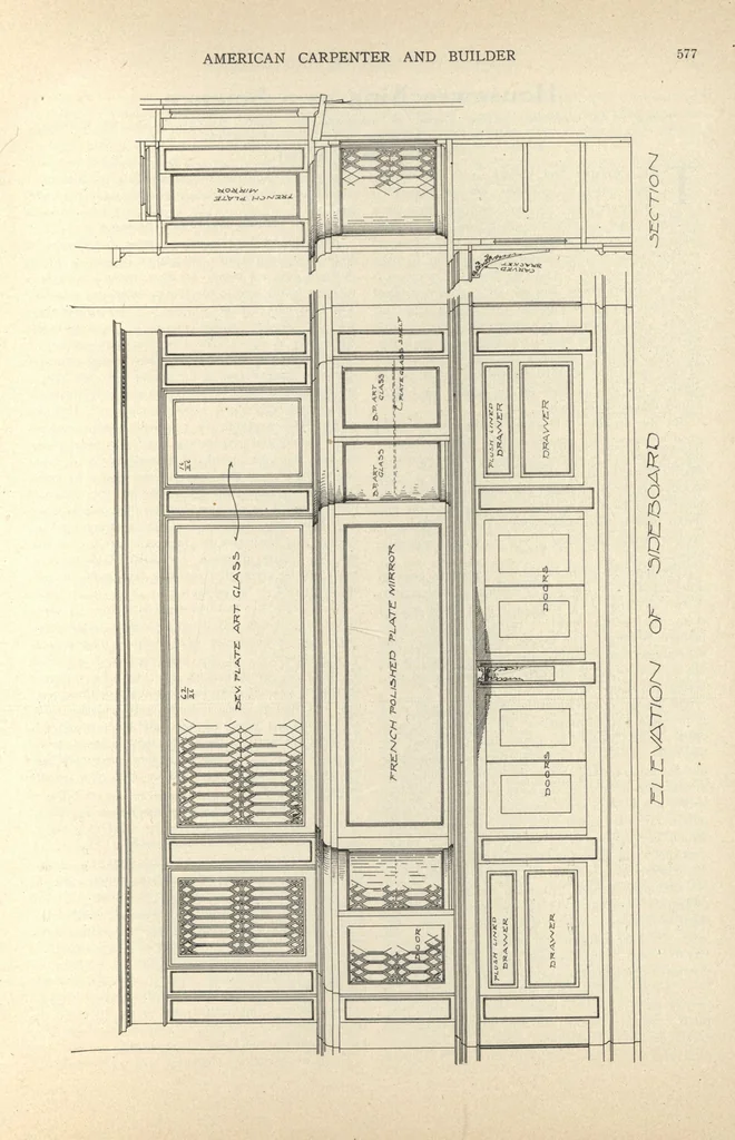 An illustration from American carpenter and builder, august 1906, 1906, leaf 72