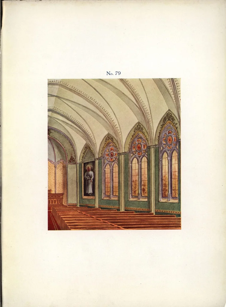 An illustration from American decorator: a collection of colored sketches for the use of painter and decorators., 1917, leaf 18