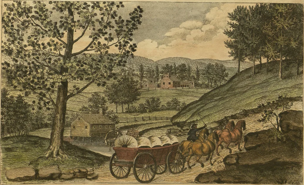 An illustration from American Drawing Magazine 1805, 1805, leaf 14