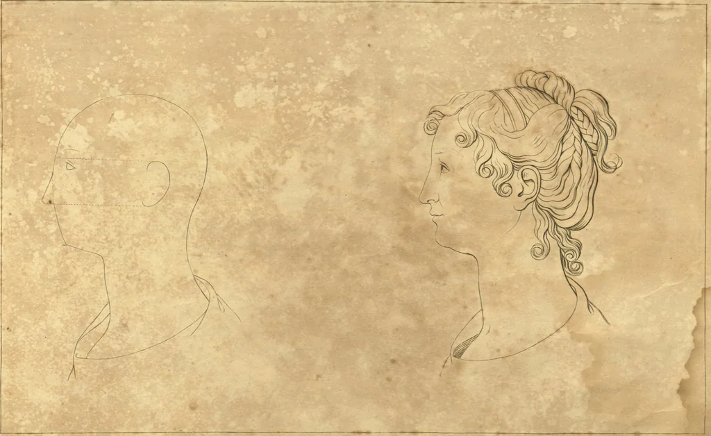 An illustration from American Drawing Magazine 1805, 1805, leaf 5