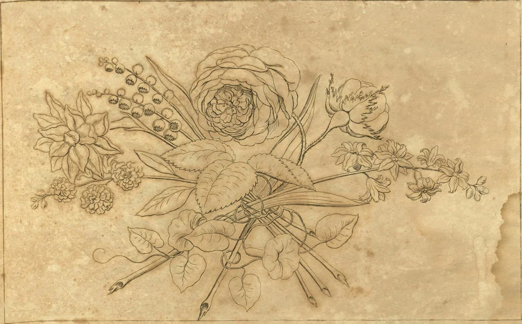 An illustration from American Drawing Magazine 1805, 1805, leaf 7