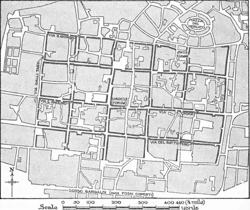 An illustration from Ancient town-planning, 1913, leaf 106